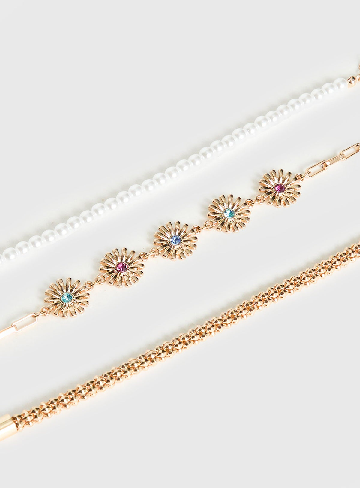 Del Rio Layered Bracelet Gold