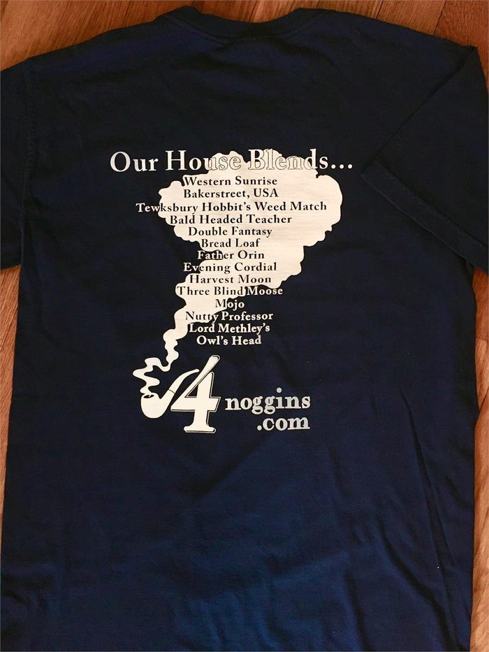 4Noggins Apparel: NAVY COTTON T-SHIRT - 4Noggins.com