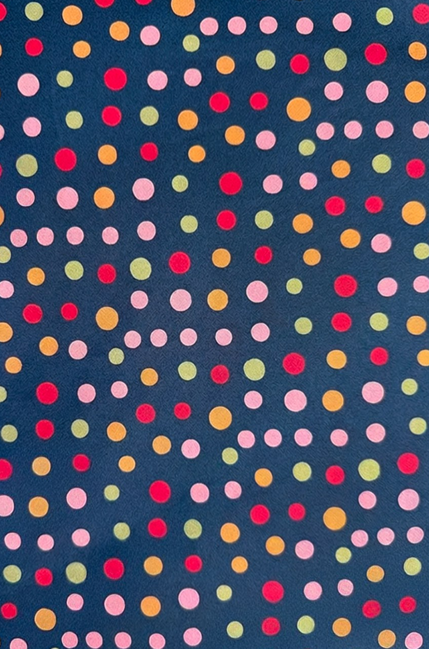Fiorenza Belted Spot Dress