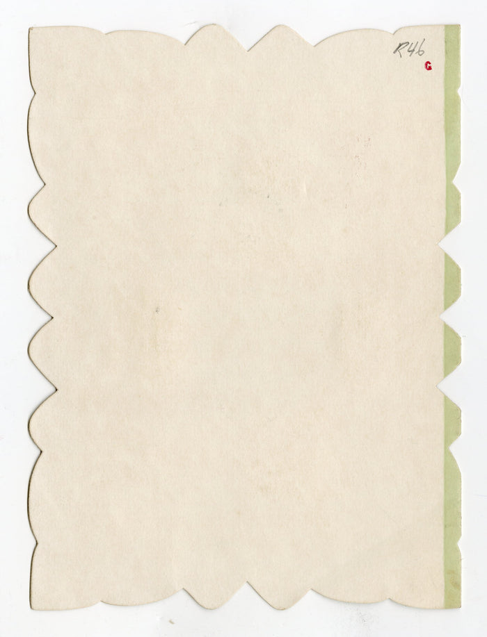 Antique, Layered Paper, Pop-Out VALENTINE'S DAY CARD, 'Love's Offering'