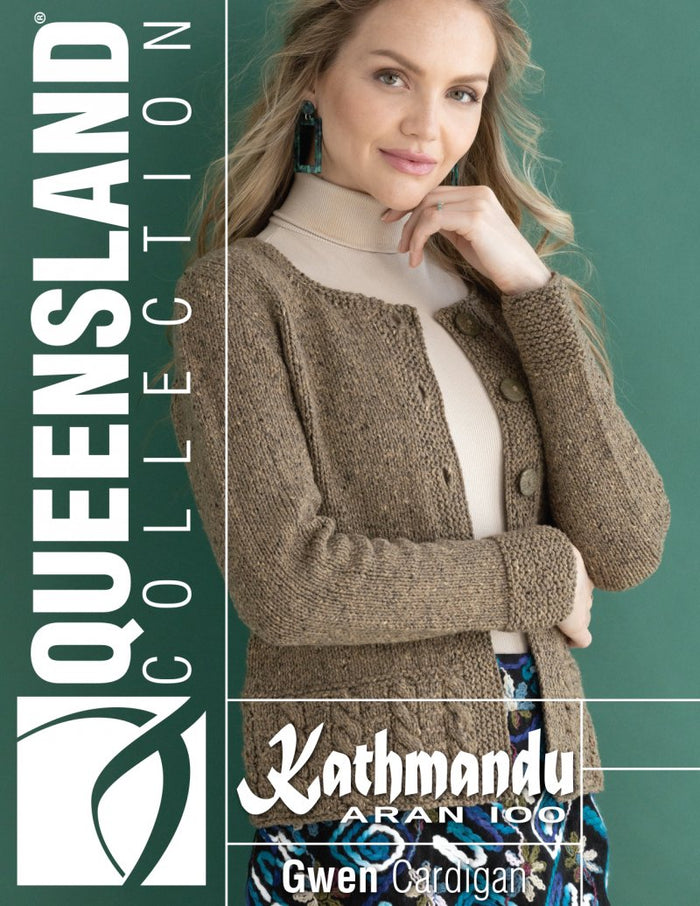 Gwen Cardigan leaflet pattern by Kristen TenDyke