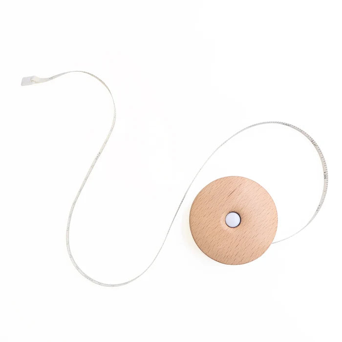 KnitPro Beech Wood Retractable Tape Measure
