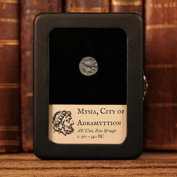 Mysia, City of Adramyttion, AE Unit, Zeus & Eagle - c. 360 to 340 BCE - Greek World