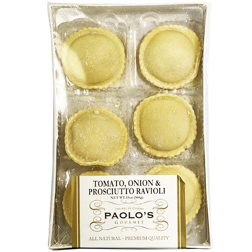 Paolo's Ravioli Round with Tomato, Onion & Prosciutto 340g (Paolo's)