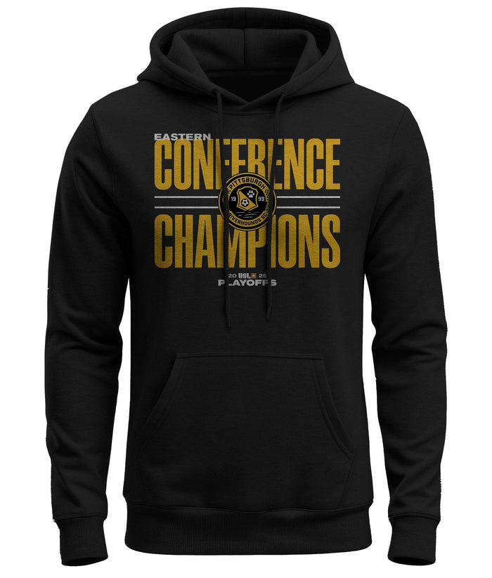 Pittsburgh Riverhounds Eastern Conference Champions Fleece Pullover Hoodie - Black