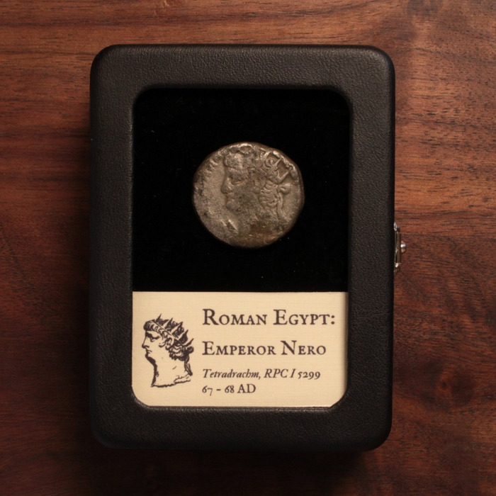 Roman Egypt, Emperor Nero, Tetradrachm, Hera Argeia Reverse - 67 to 68 CE - Roman Provinces