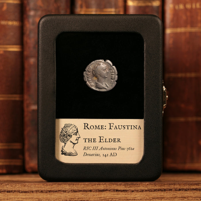 Rome, Empress Faustina I, AR Denarius, Ceres (Agriculture & Motherhood) - 141 CE - Roman Empire