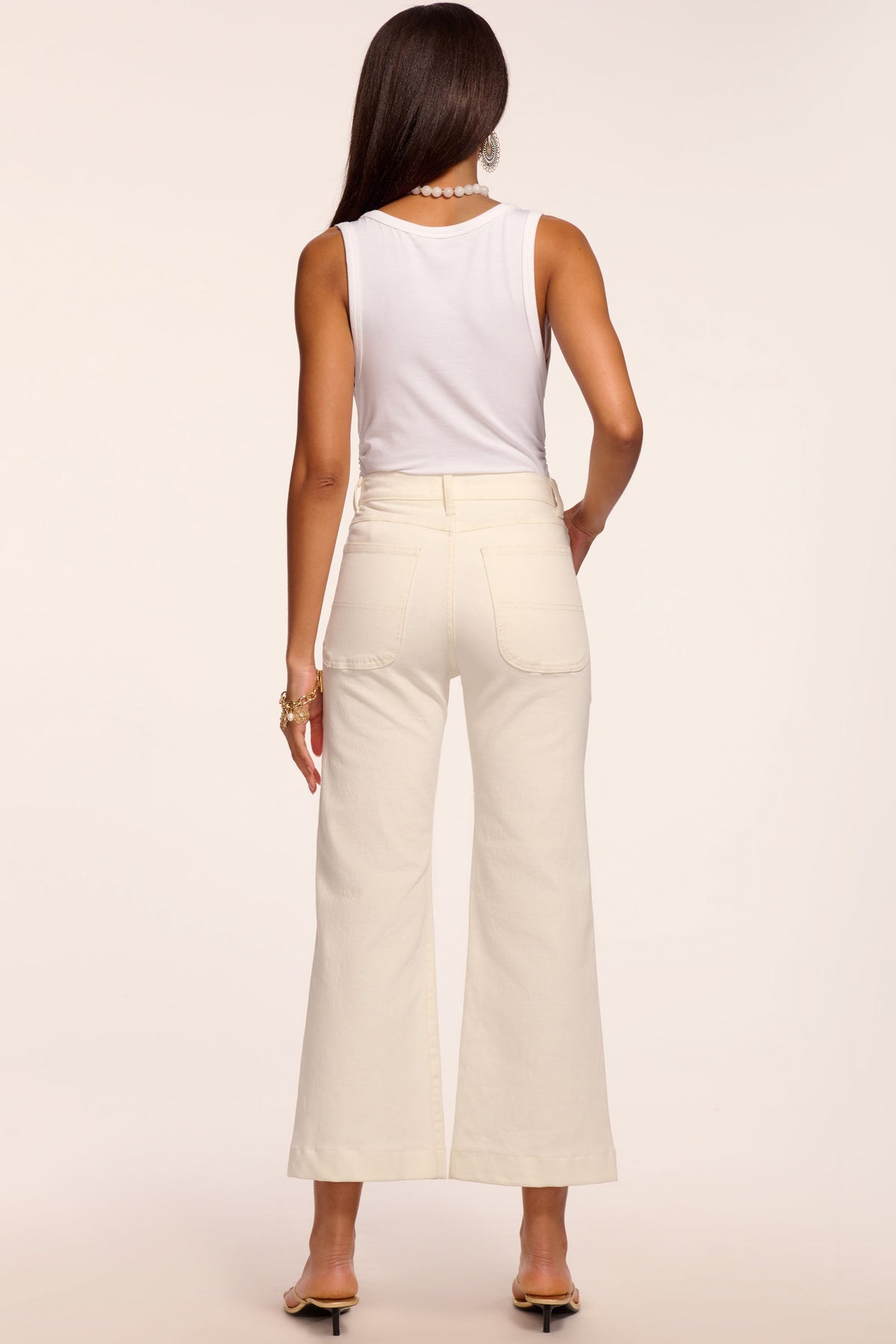 Clifford Cropped Wide Leg Jean