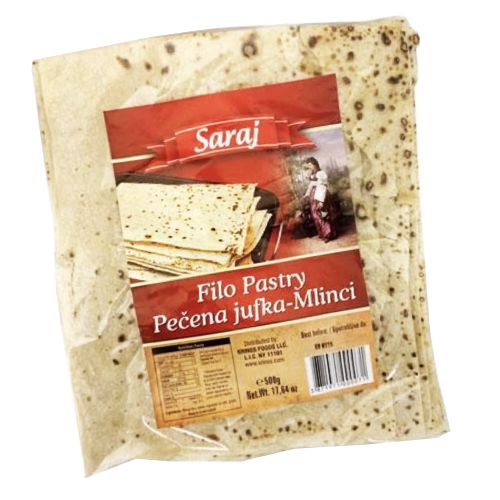 Saraj Mlinci Fillo Pastry Sheets 500g (Adelina) - MezeHub