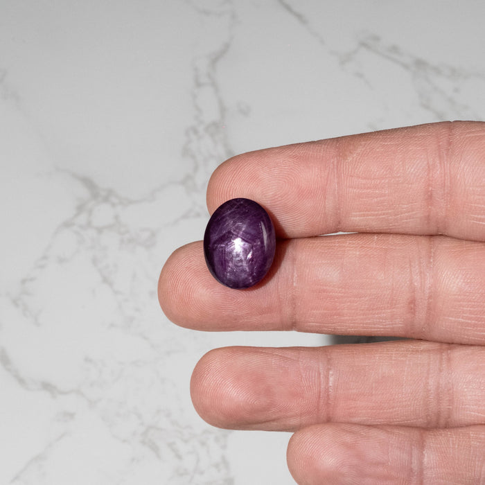 Star Ruby 27.35 ct 18x14mm - InnerVision Crystals