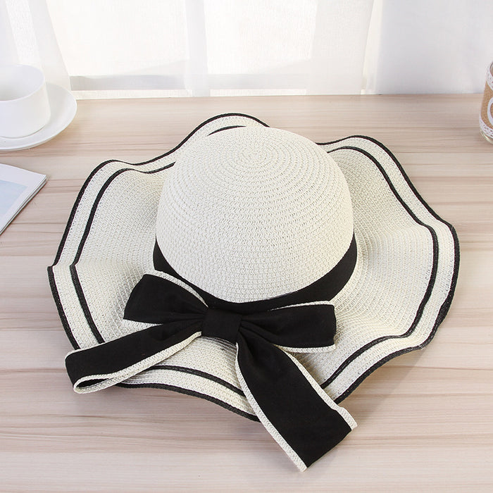Summer Sun Hat Women Straw Hats Sunshade Panama Fashion 🇨🇳