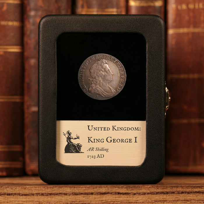 United Kingdom, King George I, AR 1 Shilling - 1723 CE - United Kingdom