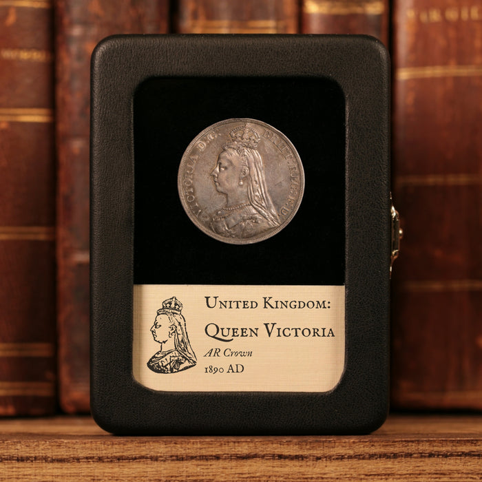 United Kingdom, Queen Victoria, AR 1 Crown - 1890 CE - United Kingdom