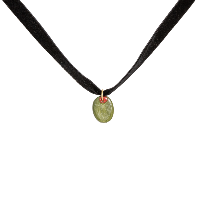 VELVET RIBBON-BABY OLIVE