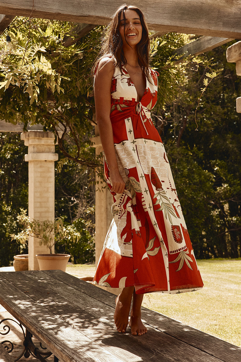 Mira Dress - Palma Vista
