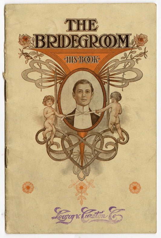 1904 Antique The Bridegroom, His Book, Wedding Advice Pamphlet - TheBoxSF