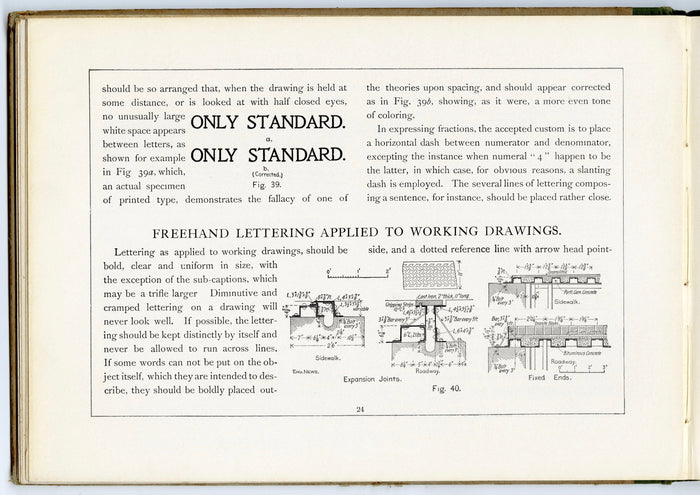 1917 LETTERING FOR DRAFTSMEN & ENGINEERING STUDENTS, Design Book PDF