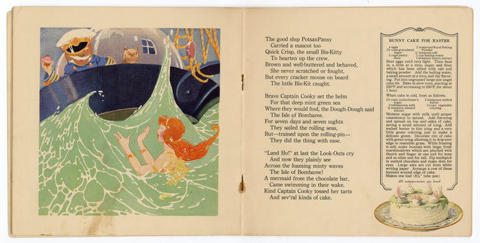 1926 COMICAL CRUISES OF CAPT. COOKY Royal Baking Powder Storybook, Ruth P. Thompson