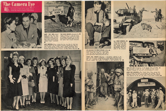 1945 Liberty Magazine, Honorable Service Button, WWII, May Edition