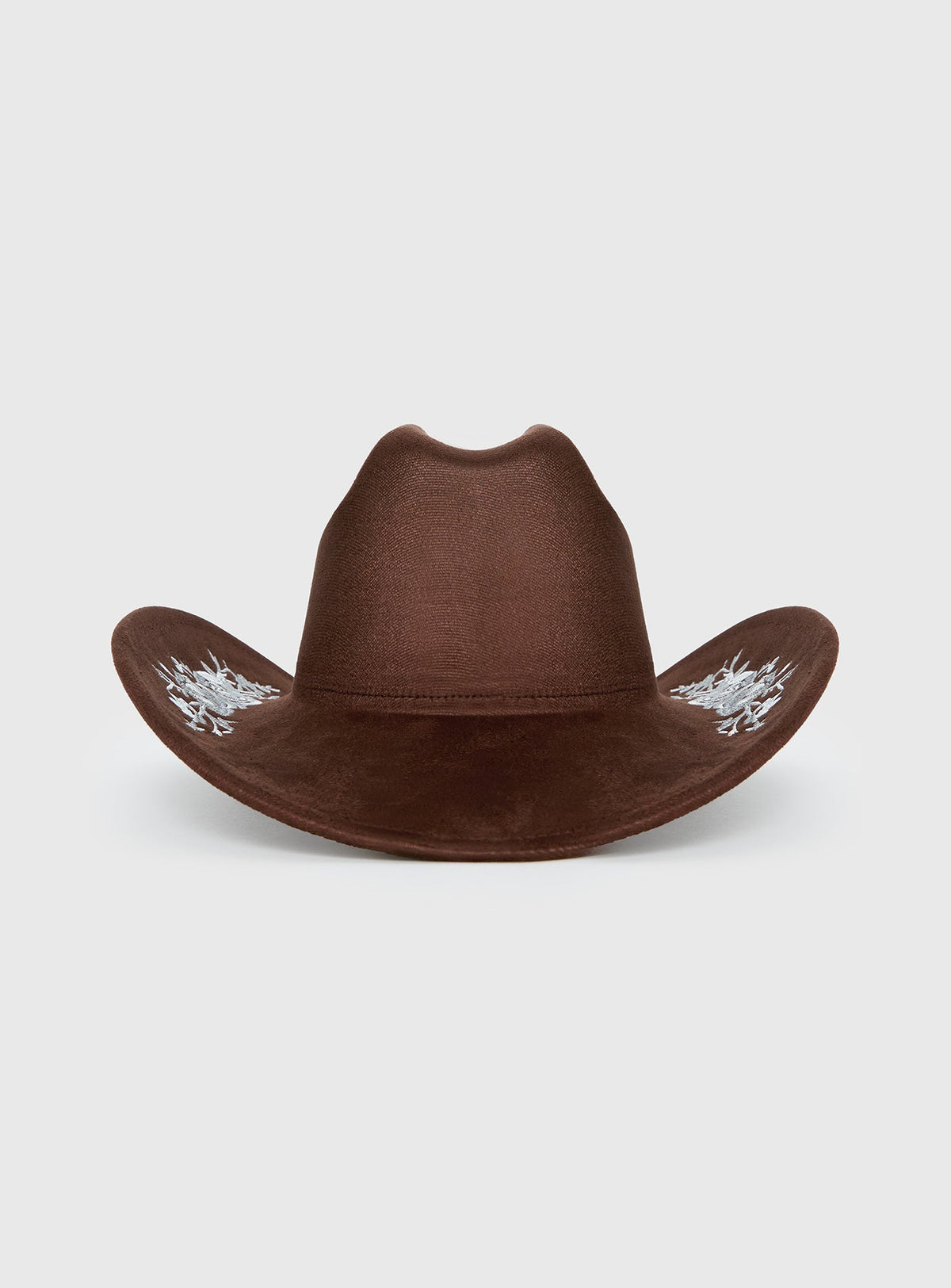 Another Level Embroidered Cowboy Hat Brown