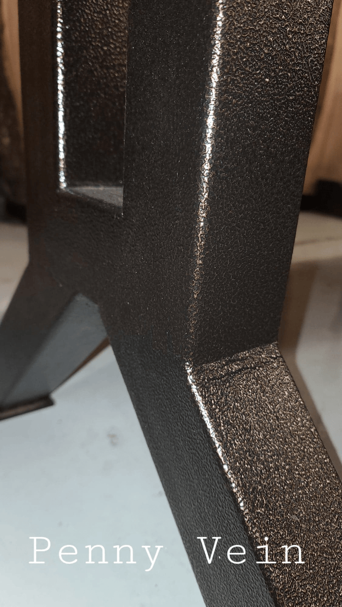 29″ High Steel Table Base End - Advantage Lumber
