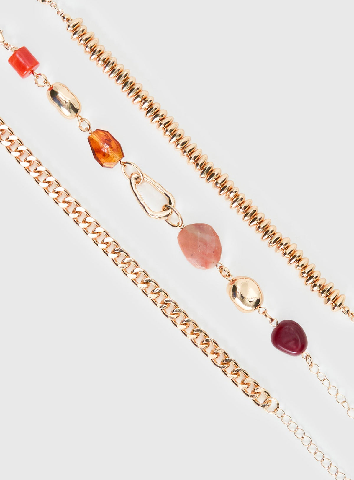Jaylinn Beaded Bracelet Pack Gold