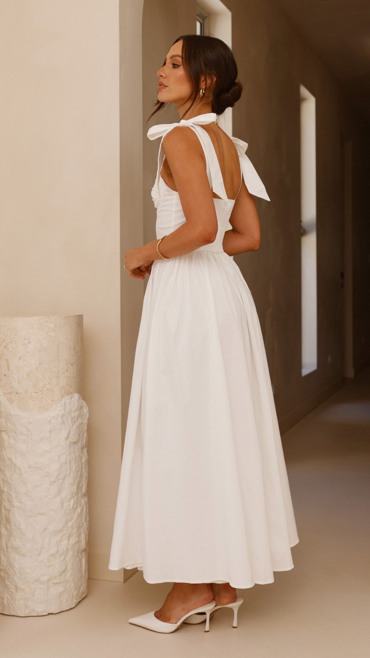 Haisley Maxi Dress - White