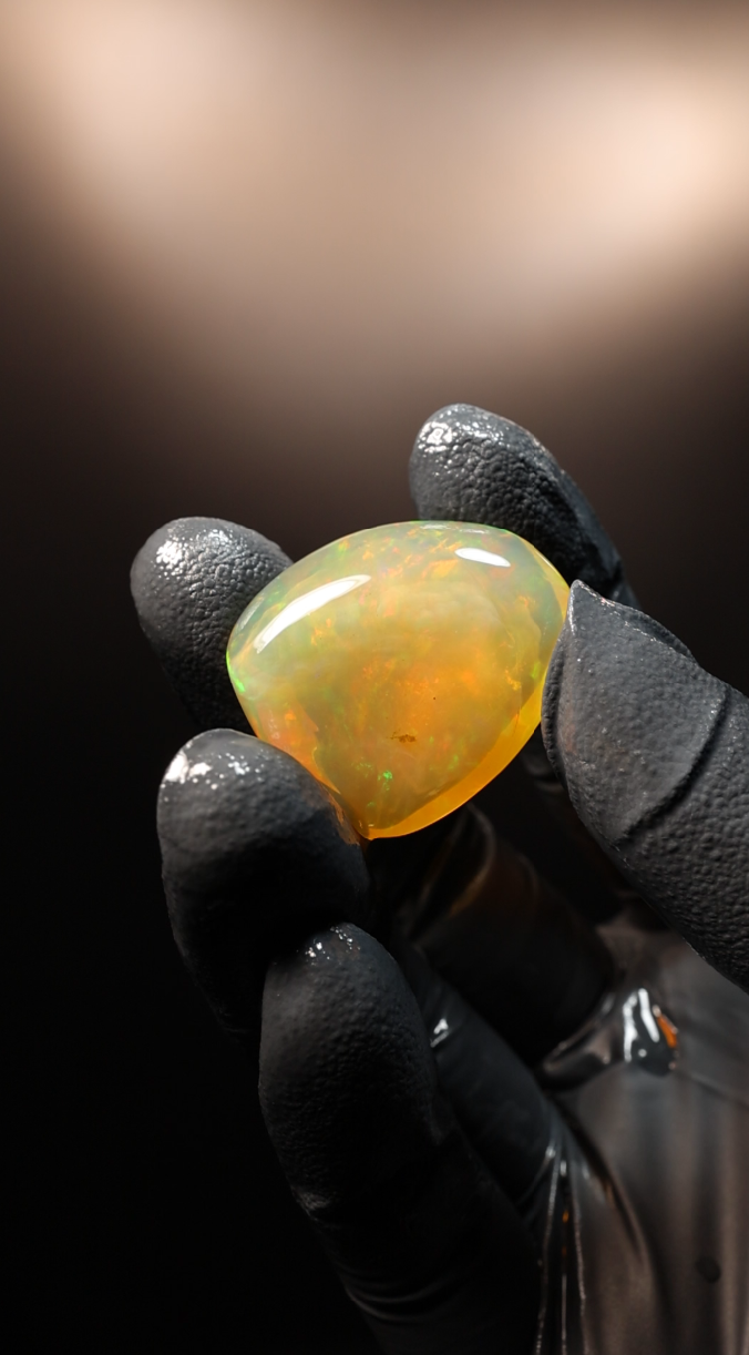 42.30ct Polished Ethiopian Welo Specimen Opal