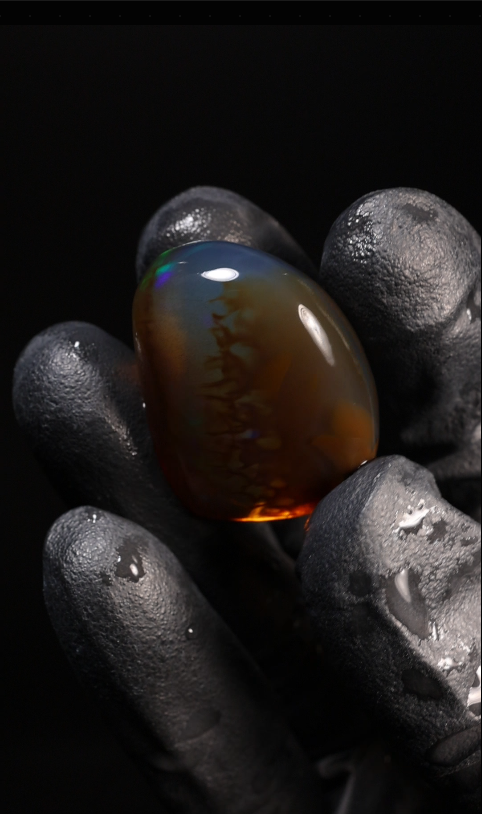 49.95ct Polished Ethiopian Welo Specimen Opal