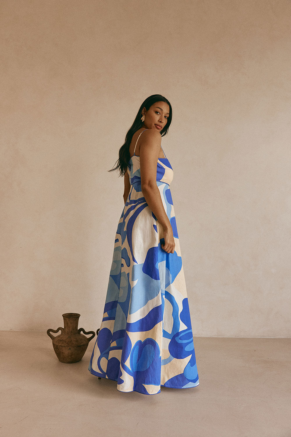 Tasmin Dress - Valley Blue