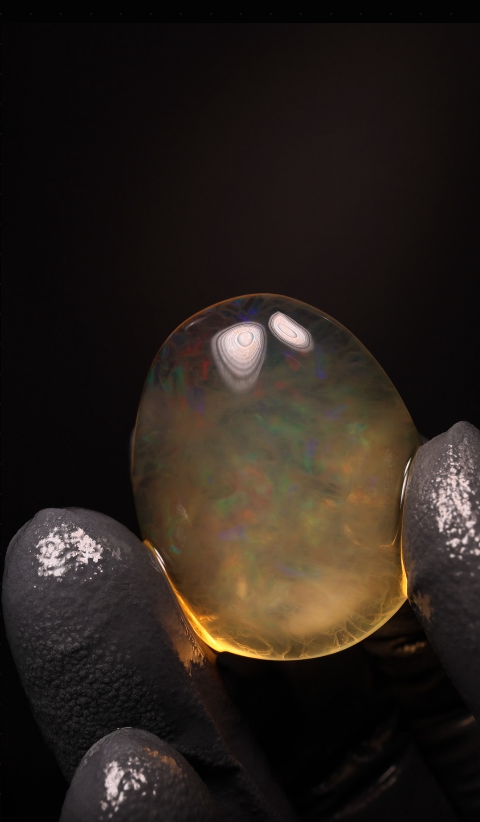 52.55ct Polished Ethiopian Welo Specimen Opal