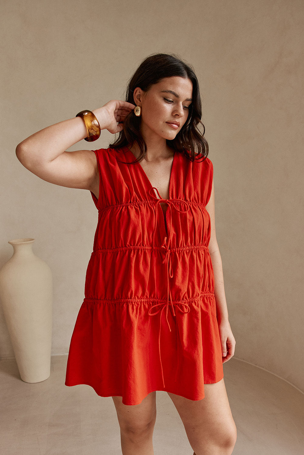 Joslin Dress - Red