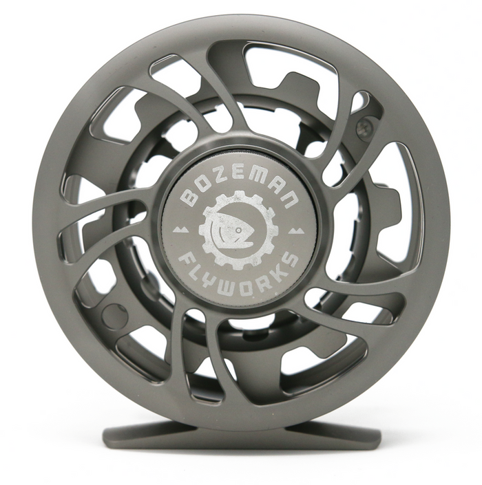 7/8wt - The Patriot Reel Flat Gunmetal w/ Line