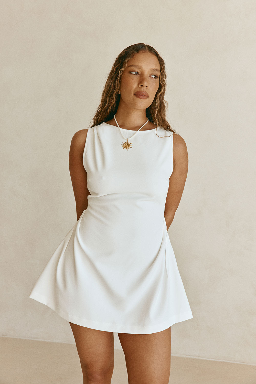 Camellia Dress - White