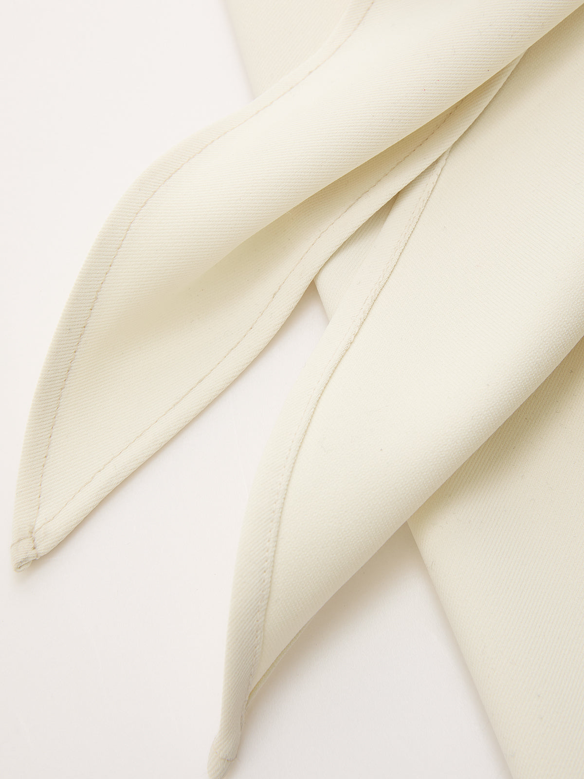 Draped Wrap Wide-Leg Pants