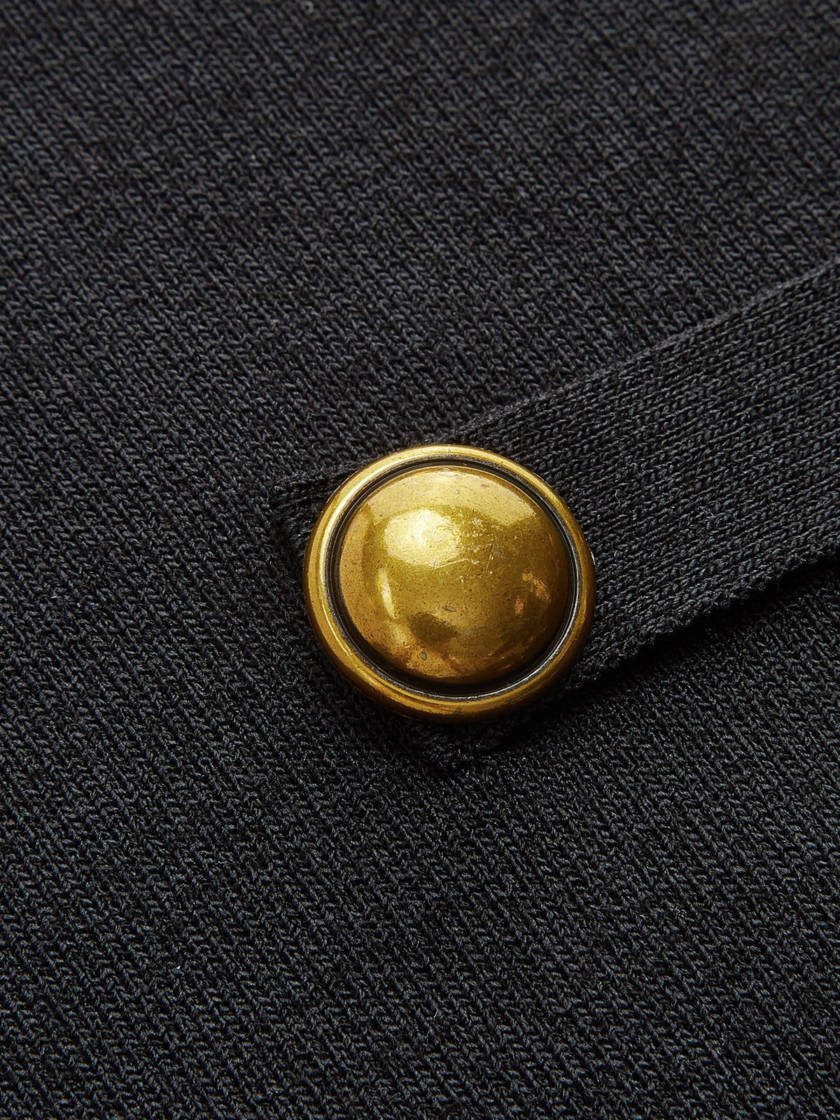 Metal Detail Napoleon Style Knit Vest