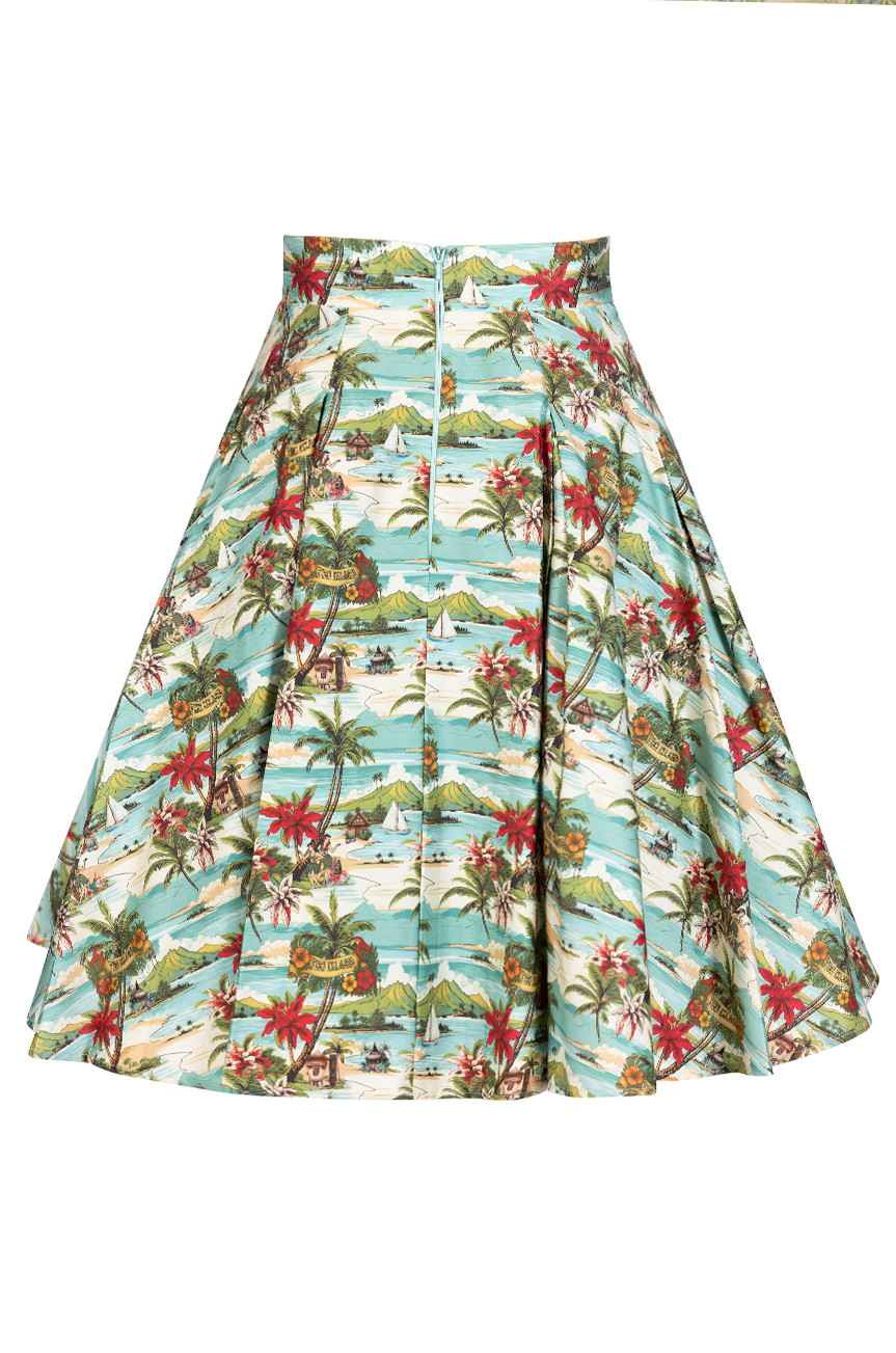 Tiki Island Full Skirt