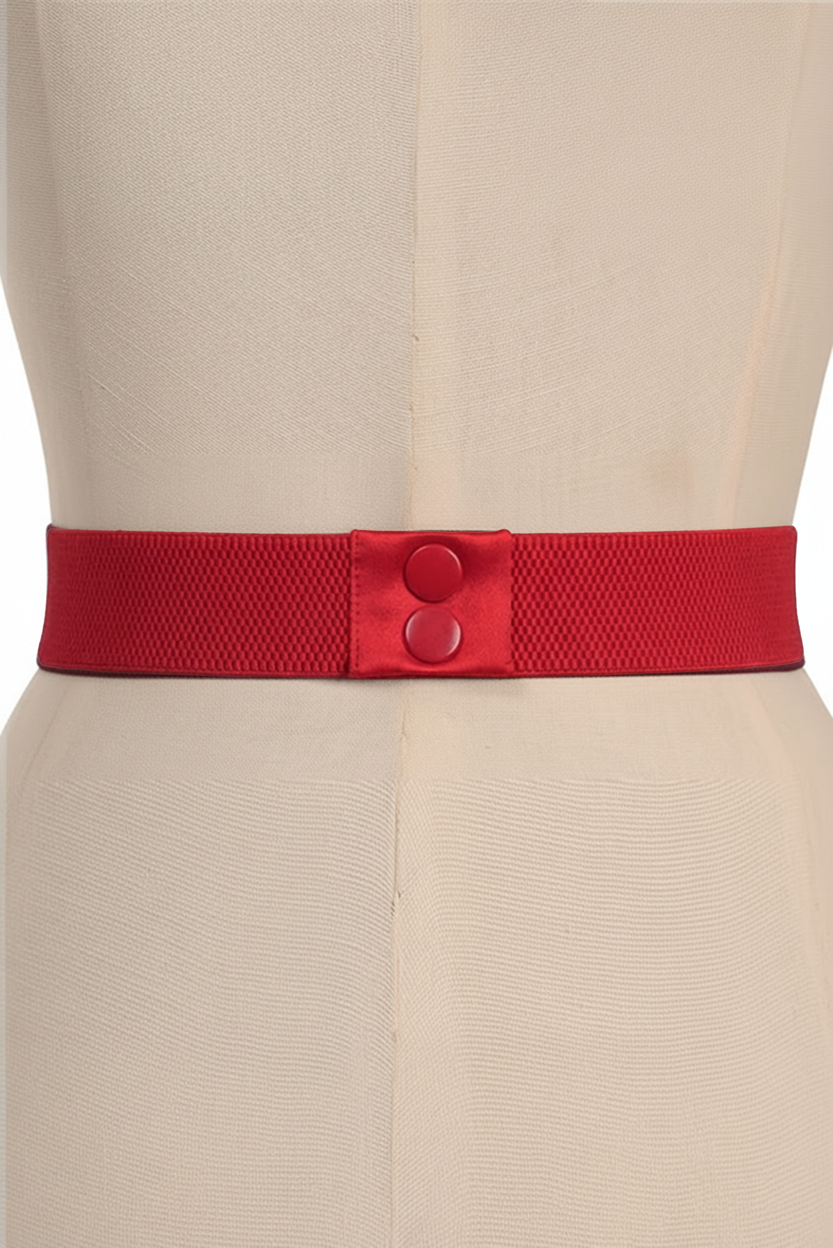 D'Amour Follies Velvet Bow Belt With Tails (Red)