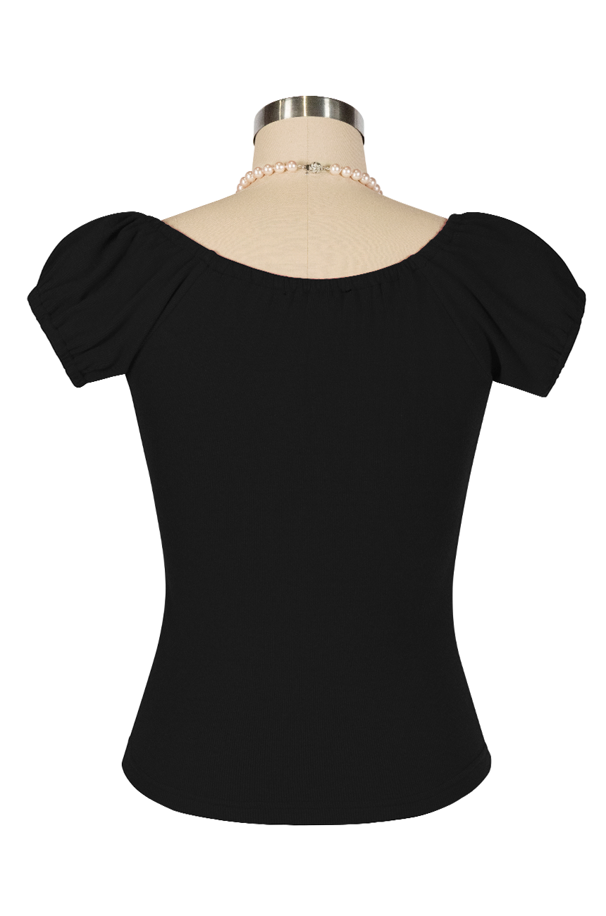 La Vita Romantica Follies Juliette Top (Black)