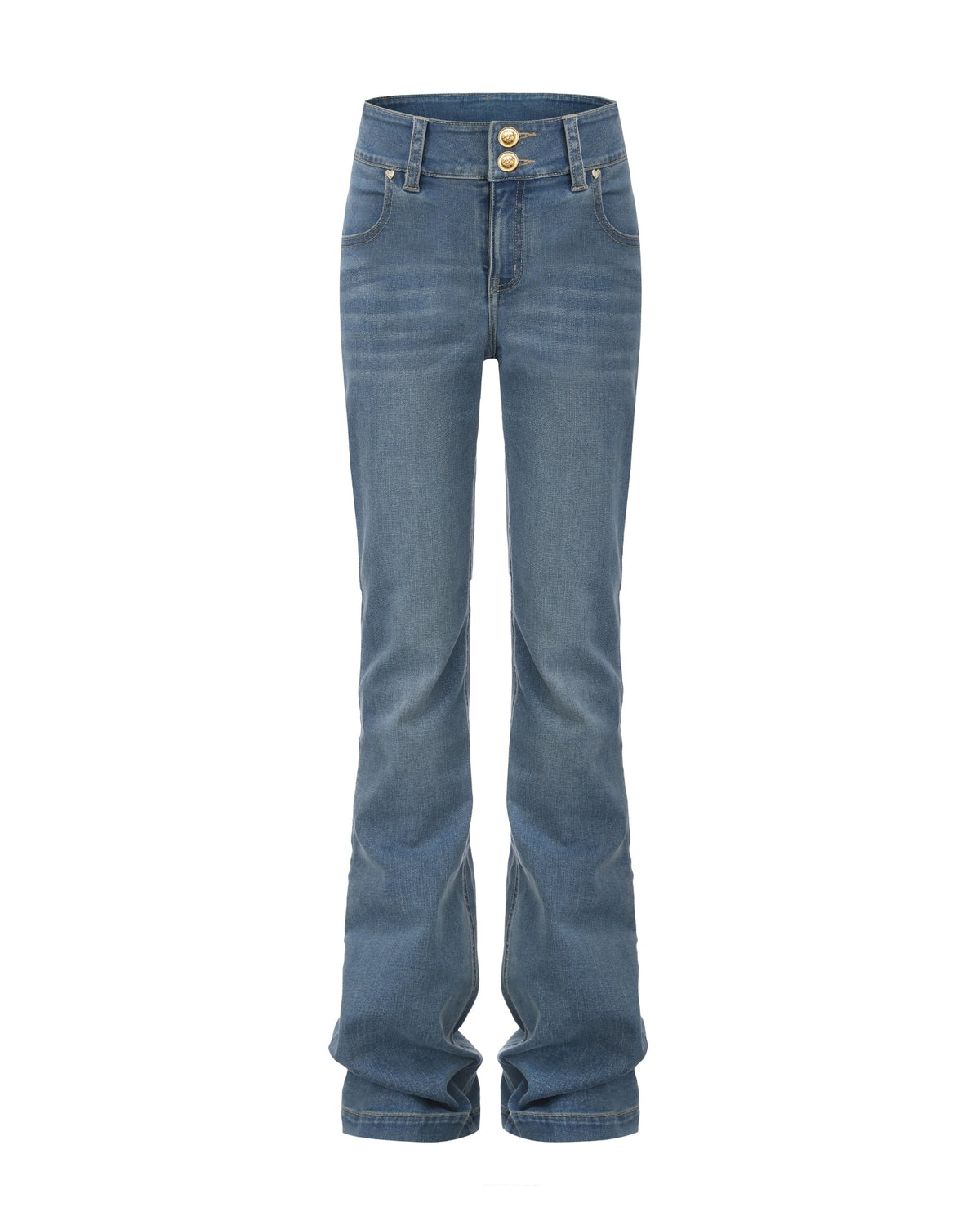 Gia High-Waist Bootcut Jeans