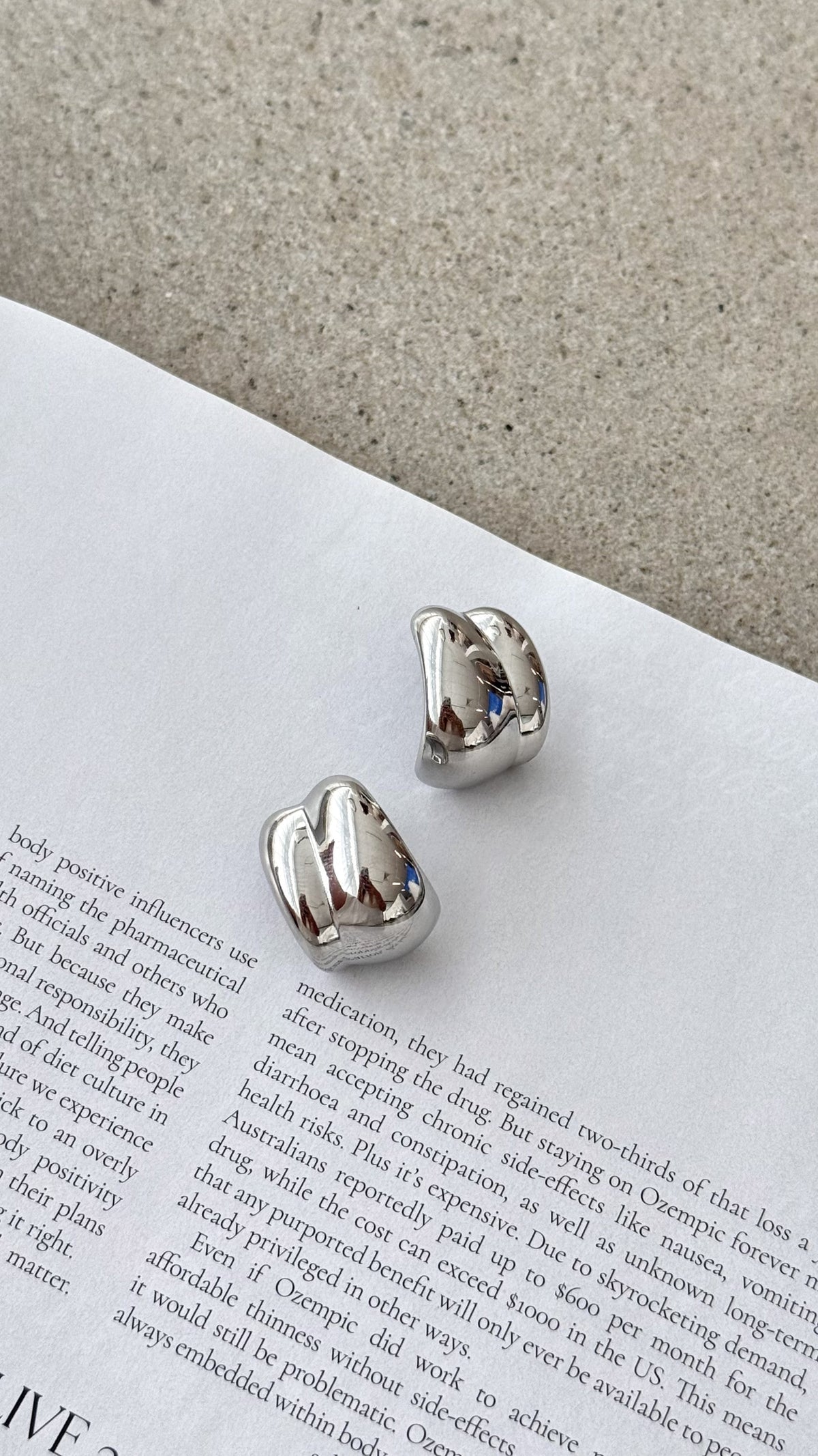 Kiara Earrings - Silver