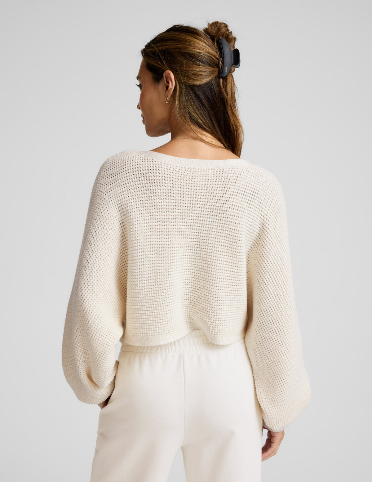 Ready For Barre Cropped Sweater