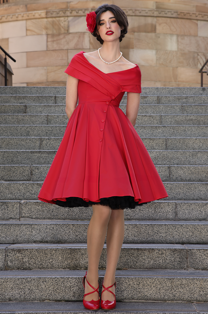 D'Amour L'Avenue Dress (Red)