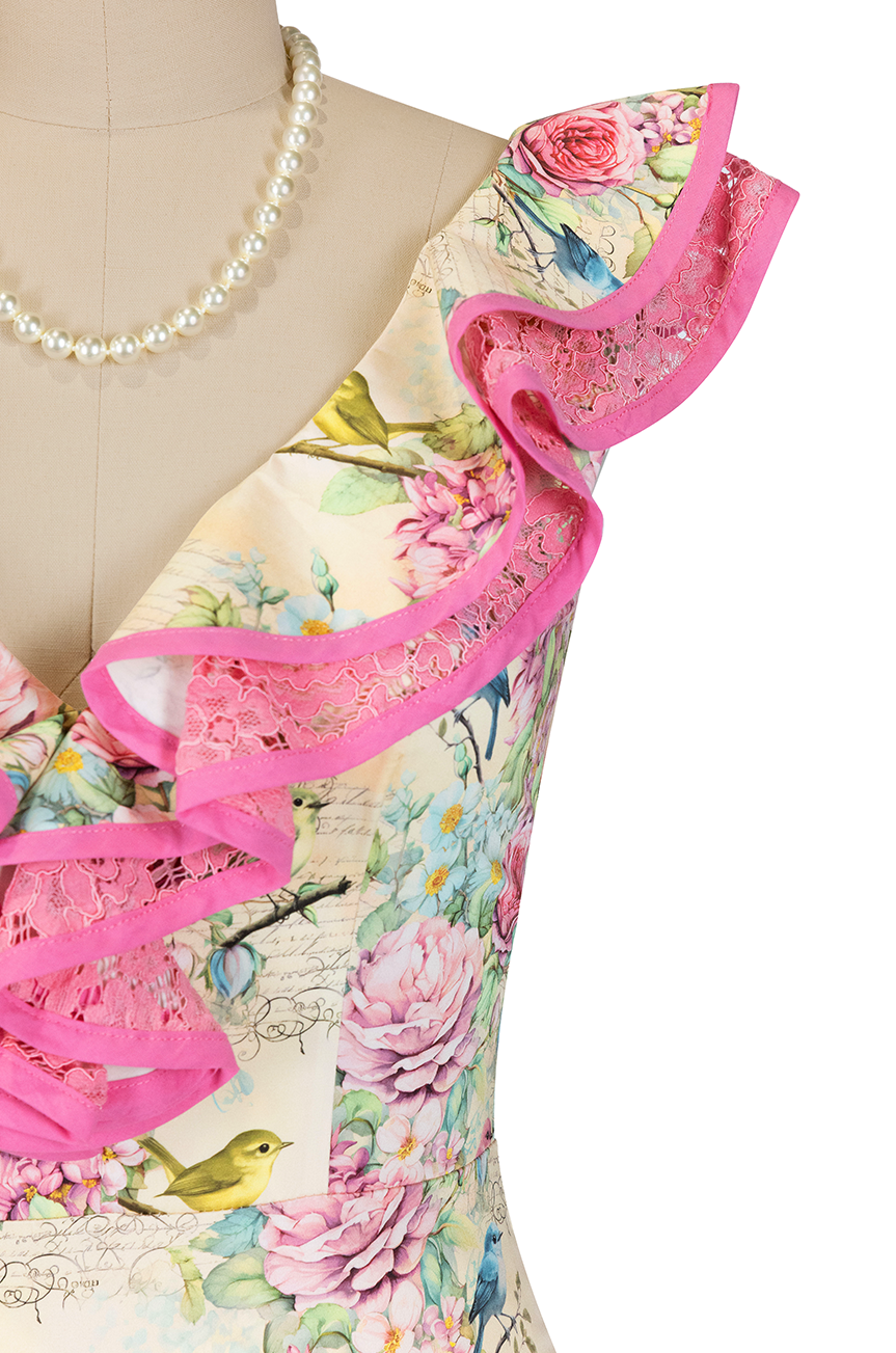 Birdsong Wiggle Dress