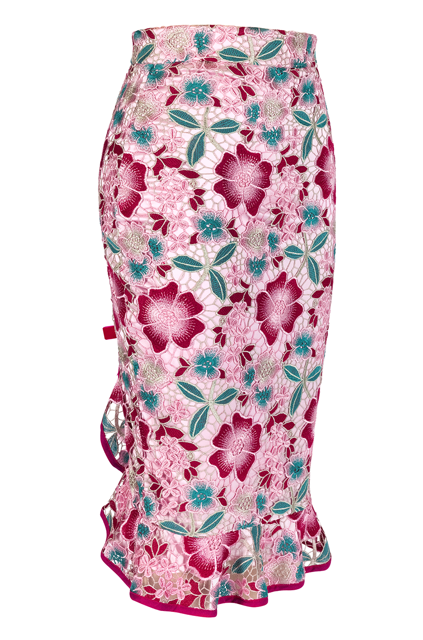 La Vita Romantica Wiggle Bustle Skirt