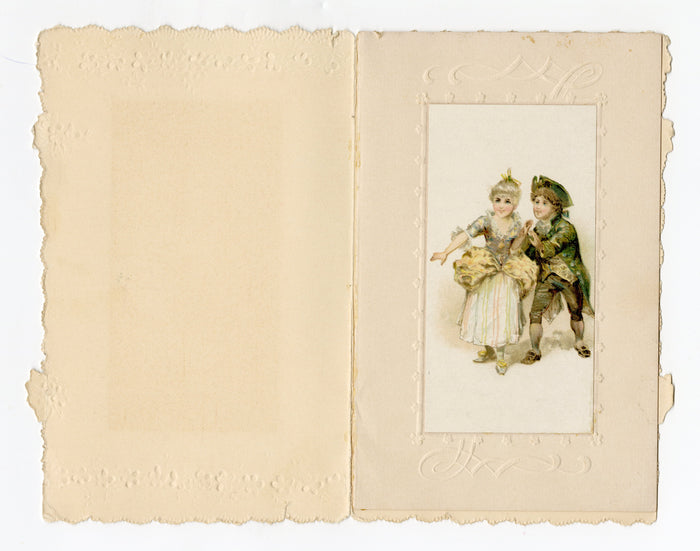 Antique 1900's Die-Cut "My Fair Valentine" VALENTINE'S DAY CARD, BOOKLET