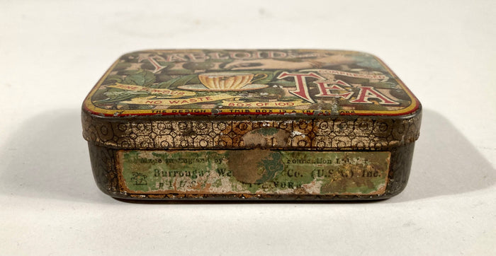 Antique Victorian TABLOID TEA Tin B, Empty