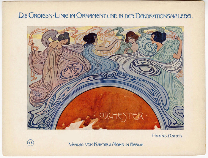 Art Nouveau MODERN SURFACE ORNAMENT Klinger & Anker Design Book PDF DOWNLOAD