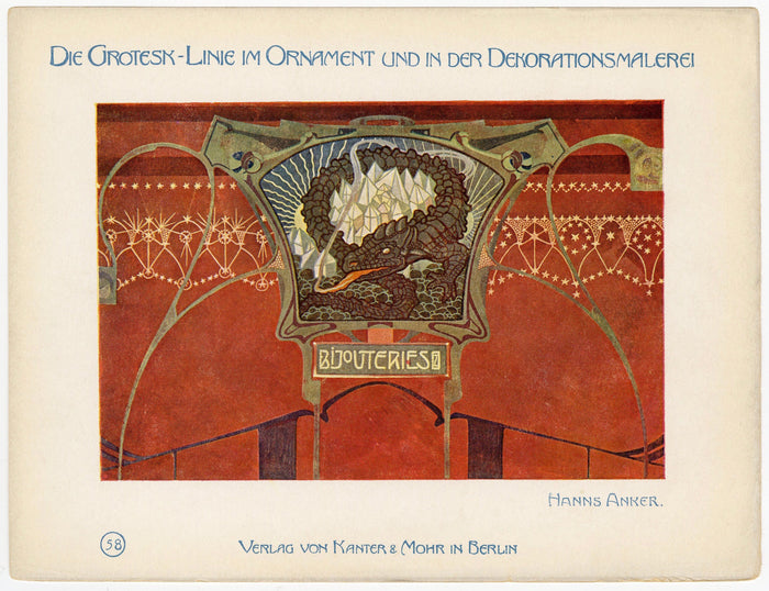 Art Nouveau MODERN SURFACE ORNAMENT Klinger & Anker Design Book PDF DOWNLOAD