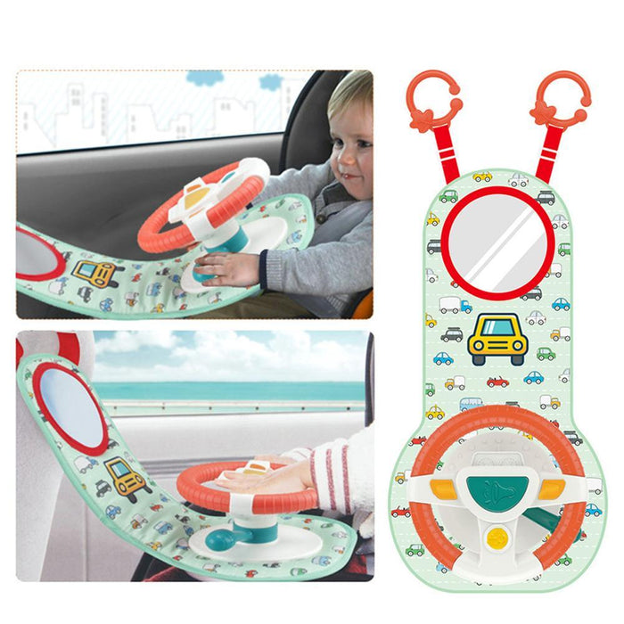 Baby Kids Electric Simulation Steering Wheel Toy Driving Interactive Musical Educational Toy 🇨🇳
